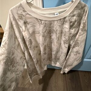 Women's Marbled Long Sleeve Top